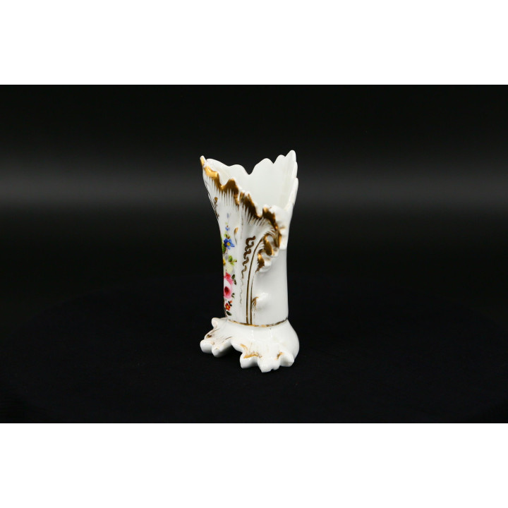 Florero de Porcelana Pintado a Mano 1930
