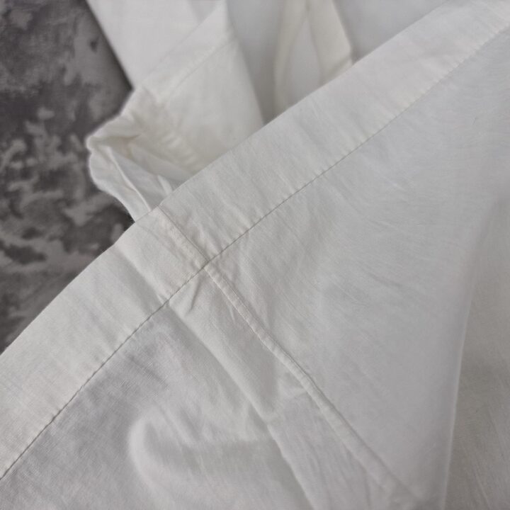 Conjunto de Lingerie Fina de Algodão Art Decó Vintage com Monograma MQ & Renda, Anos 1920