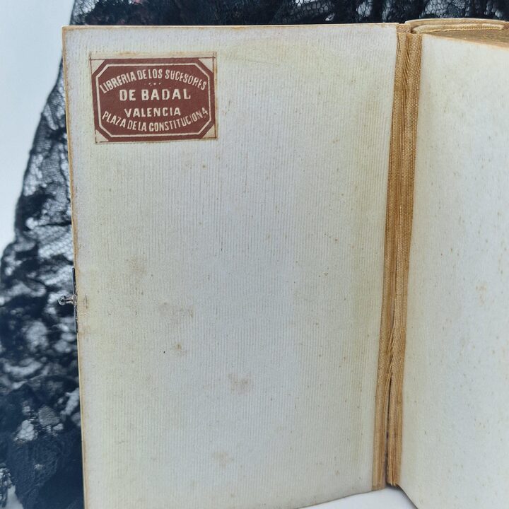 Livre de Prieres Ancien Oficio Divino, Laplace et Sanchez, Couverture Celluloide Sculpte, Fermoir Argent, Tranches Dorees