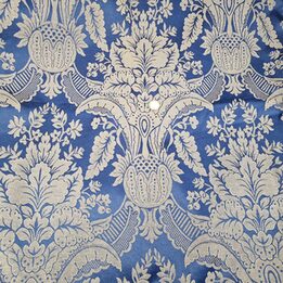 Tela Jacquard de Algodón Vintage España mediados S. XX 160 cm Ancho