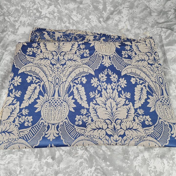 Vintage Spanischer Baumwoll Jacquard Stoff Mitte 20 Jhd 160 cm Breit