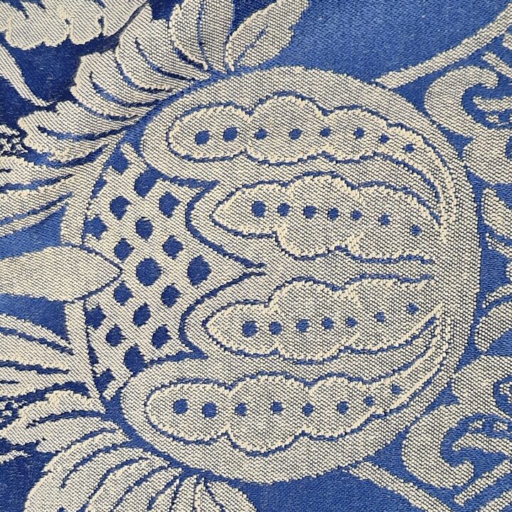 Tela Jacquard de Algodón Vintage España mediados S. XX 160 cm Ancho