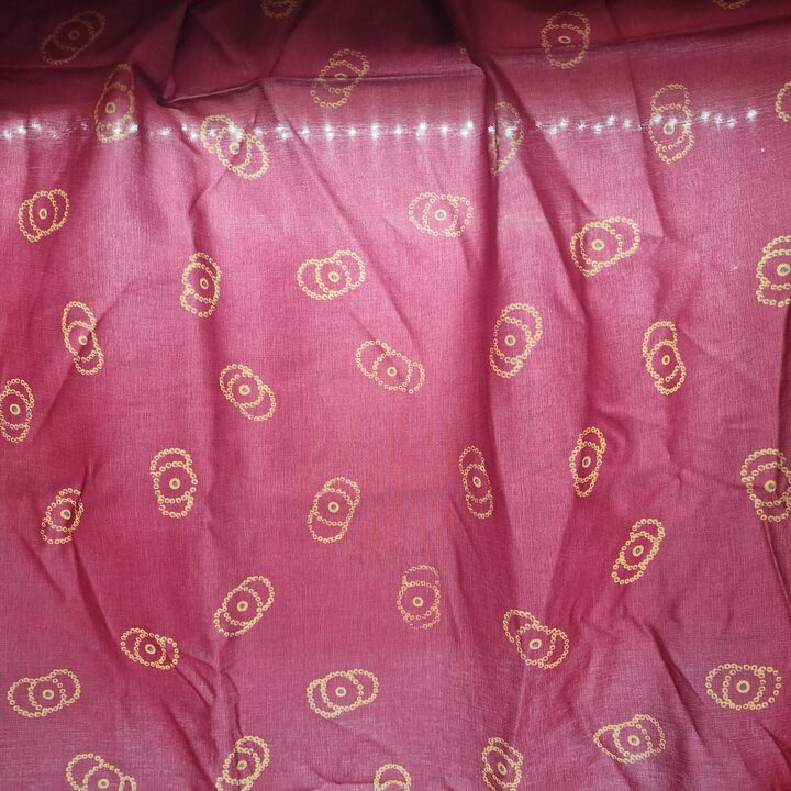 Tecido de Viscose Vintage Anos 40 50 Cor Vinho Geométrico 85x300 cm