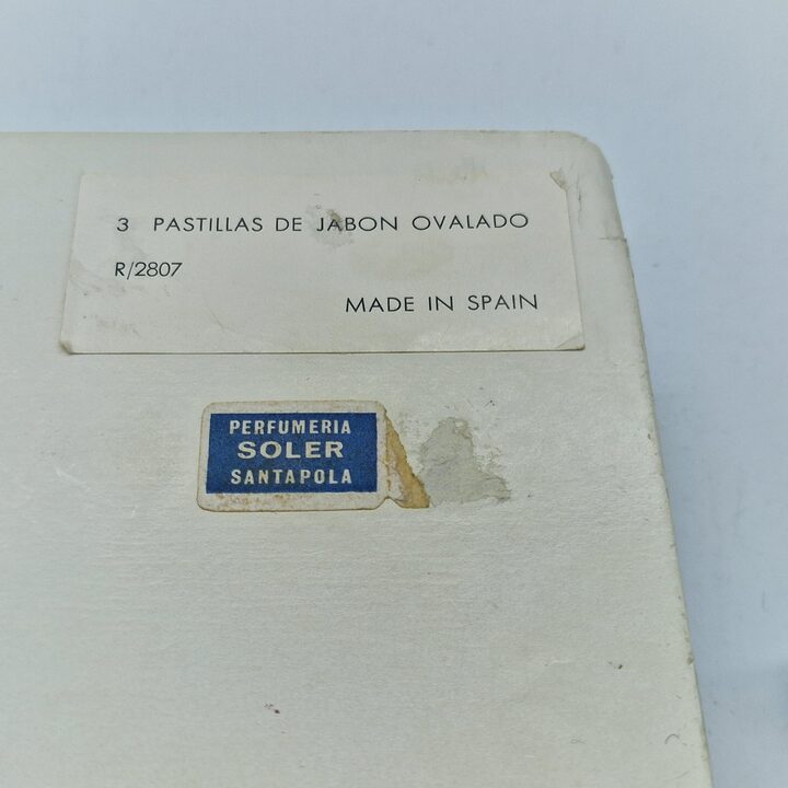 Zestaw Mydel Toaletowych Vintage Ventolera Vera Barcelona, 3 Sztuki po 85g w Oryginalnym Pudelku Hiszpanskie