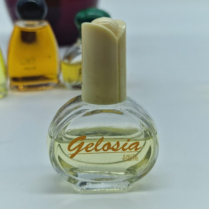 Set van 5 Miniatuur Parfums, Vintage Italiaanse Geurencollectie B Creation, Cry, Penumbra, Gelosia en Confessions, Jaren 80