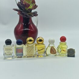 Lote de Miniaturas de Perfume y Frascos de Colección, Galayka, UTIF Milano, Fashion, Turbine, Penumbra, Yes, Dolce, 6 Piezas, D…