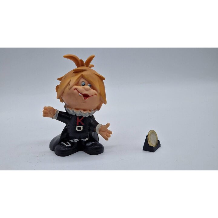 Figurka z Gumy Kina San Clemente, Maskotka Reklamowa Vintage z lat 60., Zabawka Promocyjna Wina z Malagi, Hiszpania