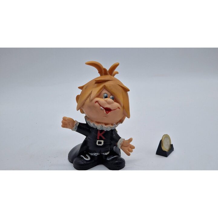 Figurka z Gumy Kina San Clemente, Maskotka Reklamowa Vintage z lat 60., Zabawka Promocyjna Wina z Malagi, Hiszpania
