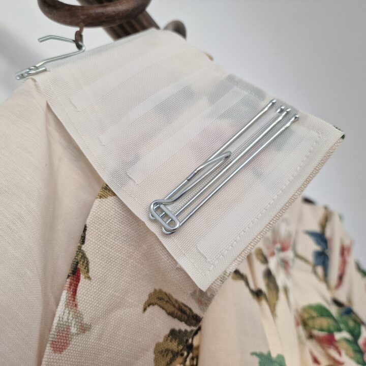 Vintage Heritage of England Lined Curtain -Extra Wide 190x185cm -Sunbury Park Screen Printed Fabric - New Old Stock -Washable E…