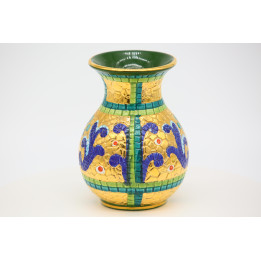 Vase italien des années 60, Or 24K
