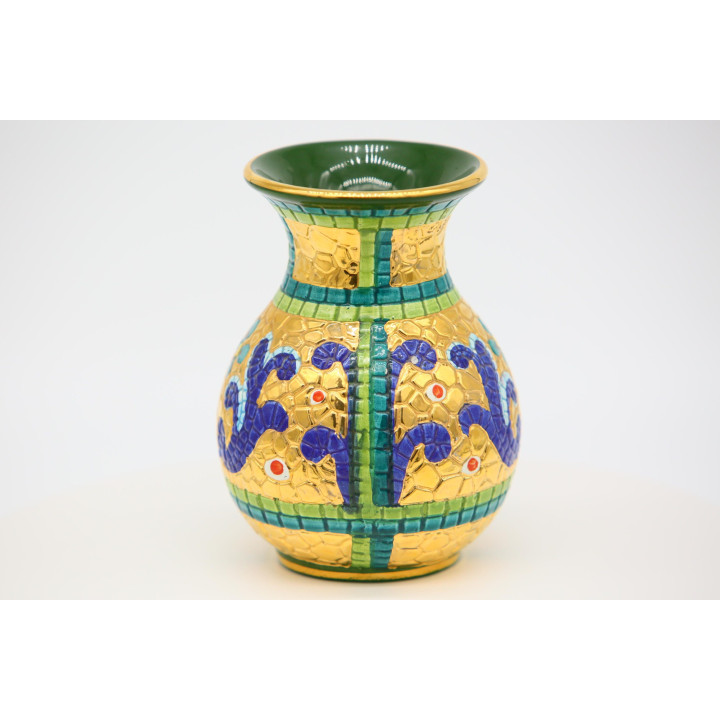 Vase italien des années 60, Or 24K