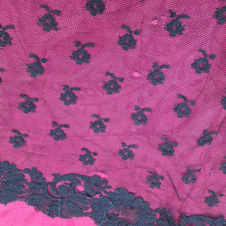 Set of 3 Black Lace Mantillas, Antique Spanish Veils Chantilly Style Church Head Coverings for Restoration, Catholic Traditiona…