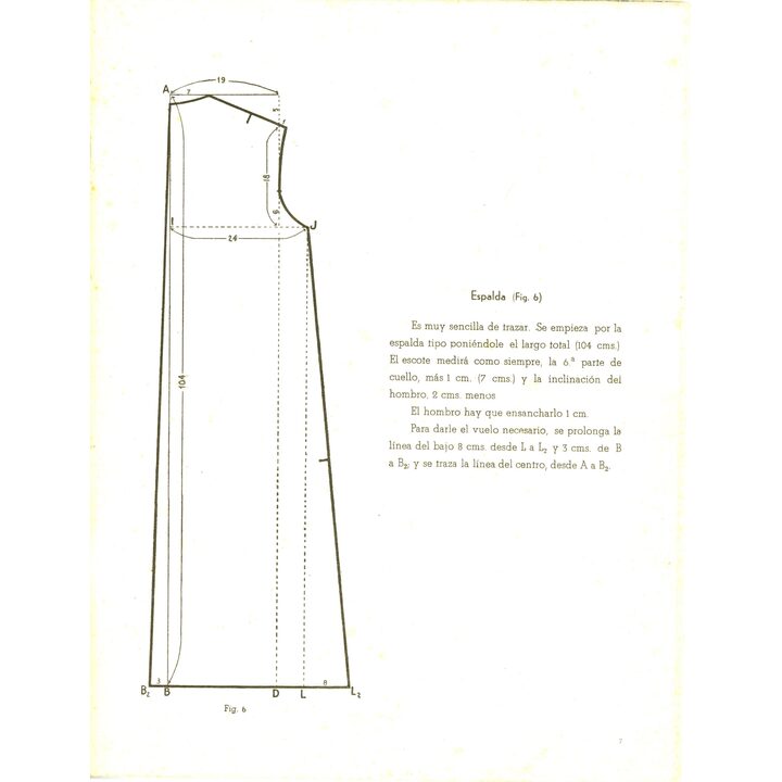Folleto Vintage Curso de Costura Eva Años 40 Nº 13 Patrón Abrigos Academia AEI San Sebastián, Guía de Diseño de Moda Española