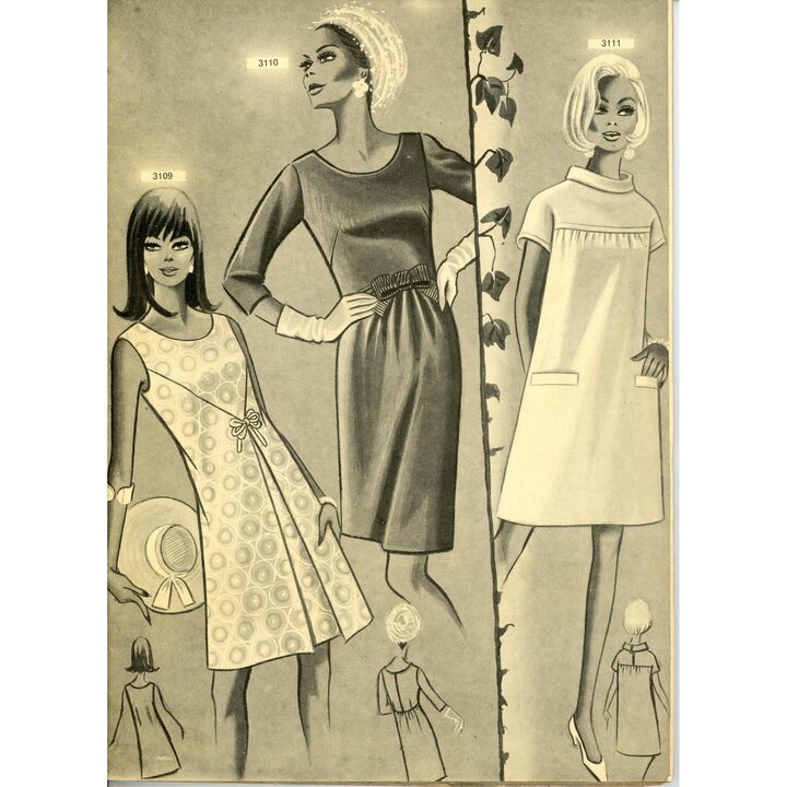 Revista Eva Figurin Primavera Verão 1967, Catálogo de Moda Espanhol Vintage, Ilustrações Estilo Mod Anos 60, Efeméride Colecion…