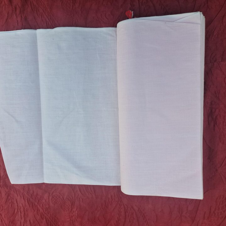 Vintage Spanischer Baumwollstoff Bolzen, Rosa Holanda Crisol Barcelona Textil von Victor Ferro Miguez, 20 Meter Feiner Nähstoff