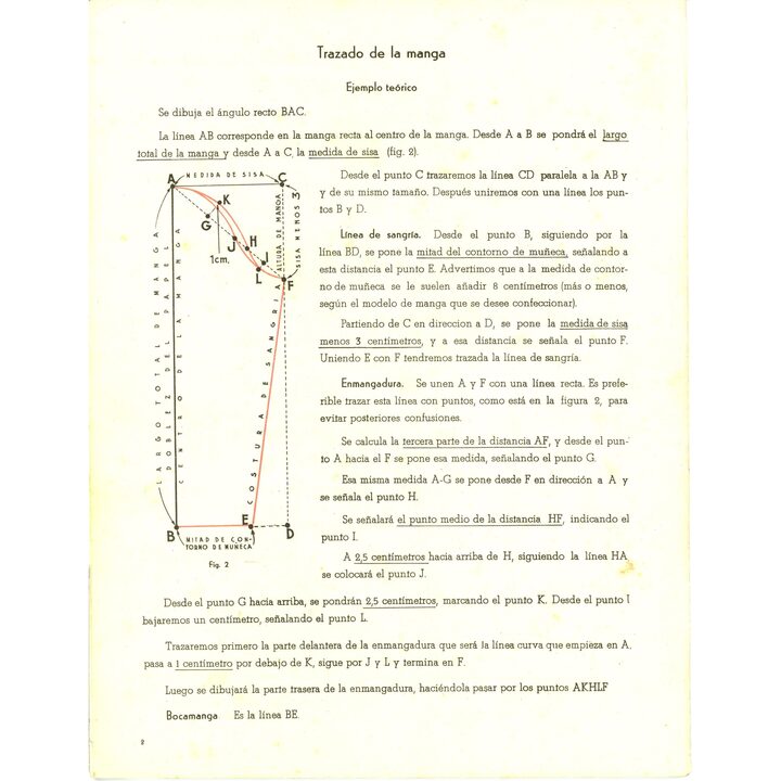 Vintage 1950er Nähkurs-Heft 'Eva', Lektion 4, Academia Ací San Sebastián, Spanische Schnittmusteranleitung, Mid Century Ephemera