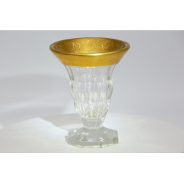 Vase Moser Oroplastic (Amazonomachie), années 1930