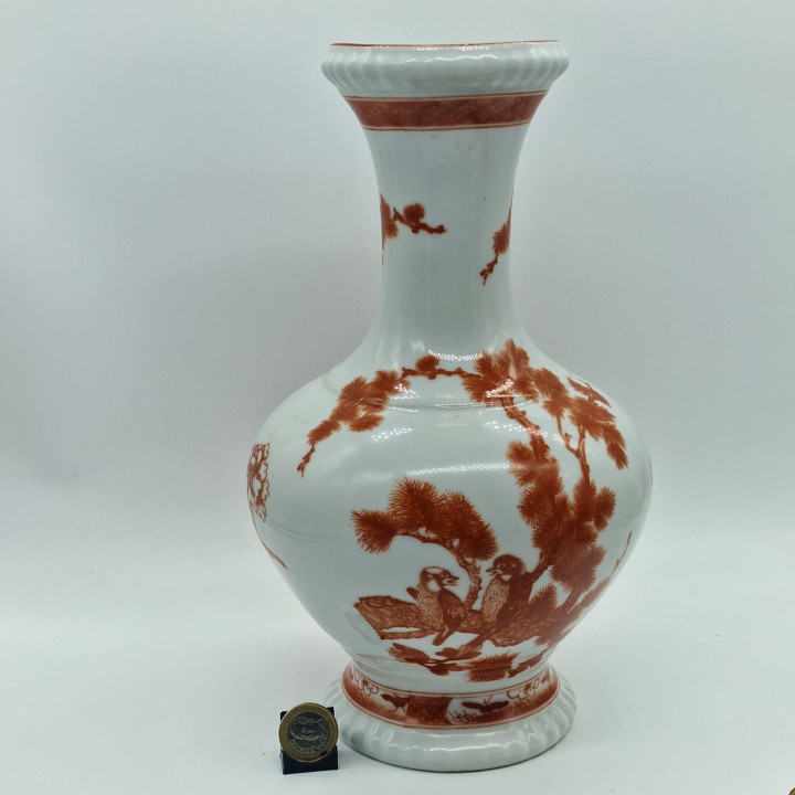 Vaso Bareuther Waldsassen Porcellana Cineseria 1960