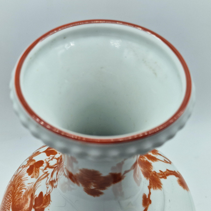 Bareuther Waldsassen Porcelain Chinoiserie Vase 1960s