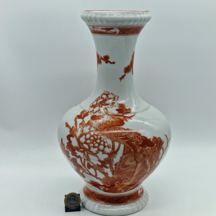 Bareuther Waldsassen Porcelain Chinoiserie Vase 1960s