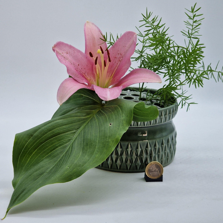 Vase Ikebana Vintage Pontesa Années 70 Espagne