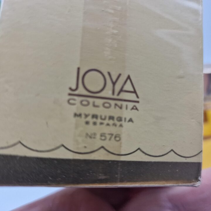 Perfumy Vintage Woda Kolońska, Myrurgia Joya, 200 ml, Hiszpania lata 1960, Oryginalnie Zafoliowane Pudełko, Rzadki Kolekcjoners…