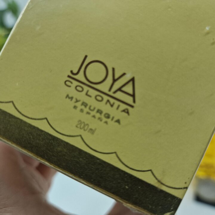 ヴィンテージ香水 コロン Myrurgia Joya ミルルギア ホヤ 200ml スペイン 1960年代 未開封の箱入りボトル 稀少なコレクターズアイテム レア芳香