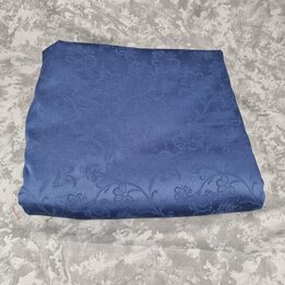 Tessuto Damascato Floreale Spagnolo Vintage 280x480 cm - Blu