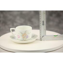 ローゼンタール Isolde モカカップ＆ソーサー, エスプレッソ デミタスカップ 2点セット 100ml, ヴィンテージ ババリア磁器 ドイツ製 1940年代