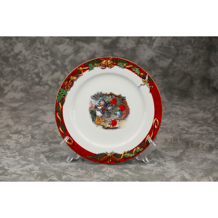 Disney Fyrklövern Collector Plate - Donald Duck & Aracuan Bird