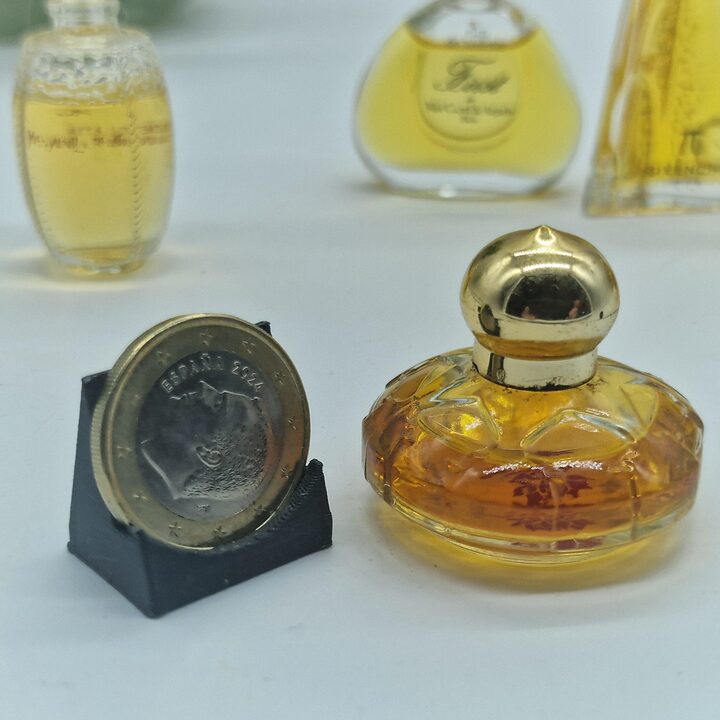 ヴィンテージ香水ミニチュア6点セット ショパール カシミア、ジャン・パトゥ サブライム、ジバンシイ π、YSL、ヴァン クリーフ - フランス高級コレクション