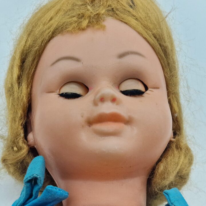 Winnylowa Lalka Hiszpańska 46 cm Alicante Śpiące Oczy Blond 1970