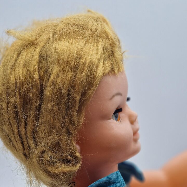 Winnylowa Lalka Hiszpańska 46 cm Alicante Śpiące Oczy Blond 1970