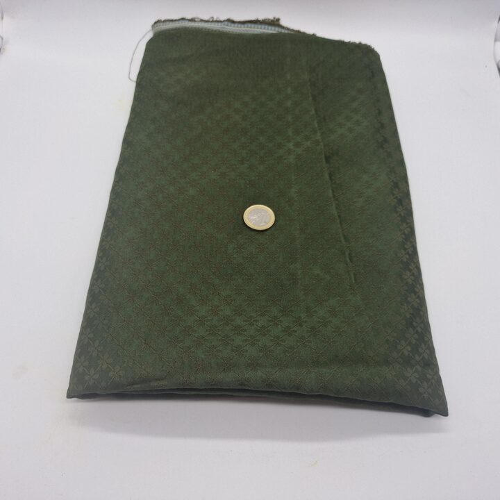 Lote de Tecido Damasco de Valência Vintage, Conjunto de 4 Peças Brocado, Motivos Florais Fibras Naturais, 135cm Largura, Têxtei…