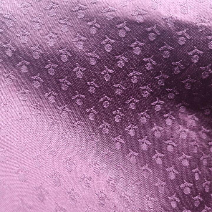 Vintage Spaanse Jacquard Stof, Zijde Viscose Mix, 350x135 cm, Bordeaux Textiel voor Stoffering en Luxe Naaiwerk