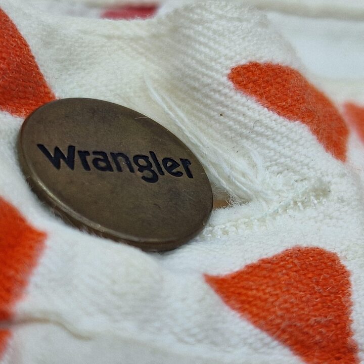 Vintage Wrangler Floral Trousers Made in Spain Blue Bell 1970s Psychedelic Print Cotton Pants