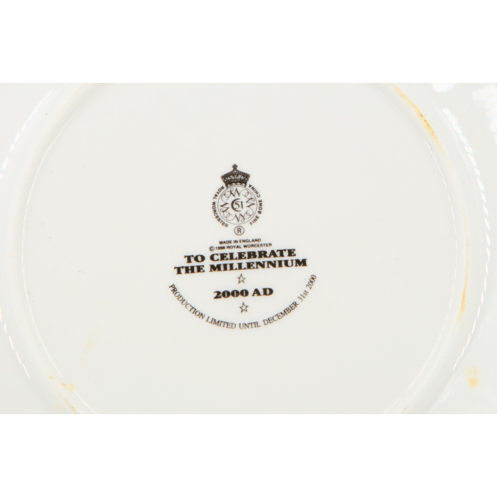 Prato Royal Worcester Edição Limitada Milênio