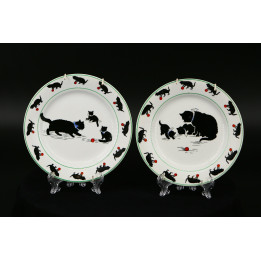 Platos Grimwades «Black Cats» años 20