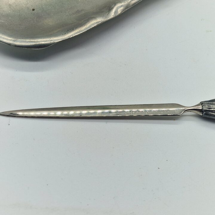 アール・ヌーヴォー GSW Fein Zinn ペーパーナイフ＆トレイセット モデル1325