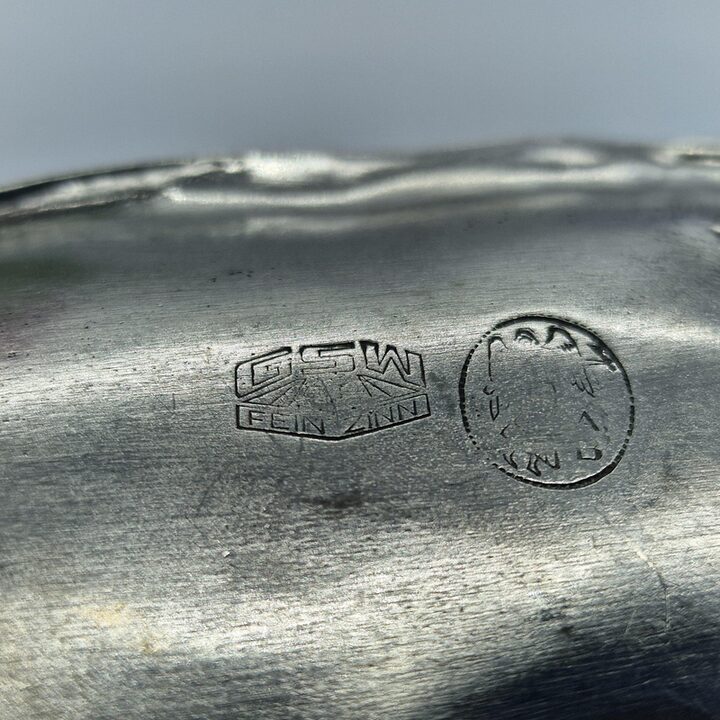 アール・ヌーヴォー GSW Fein Zinn ペーパーナイフ＆トレイセット モデル1325