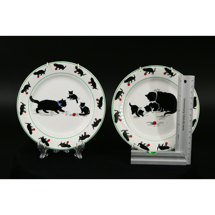 Pratos Grimwades "Black Cats" década de 1920