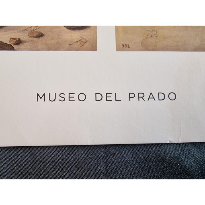 Lámina de Arte, Museo del Prado, Alberto Durero Adán y Eva 1507, Reproducción Oficial, 42x33 cm, Circa 2007