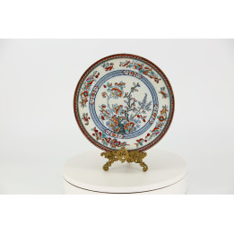 Pinder Bourne & Co Dresden Porseleinen Bord, ca. 1870-1880