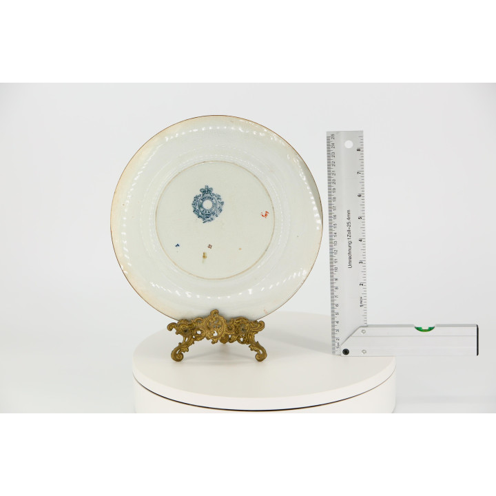 Piatto Pinder Bourne & Co Dresden, c. 1870-1880