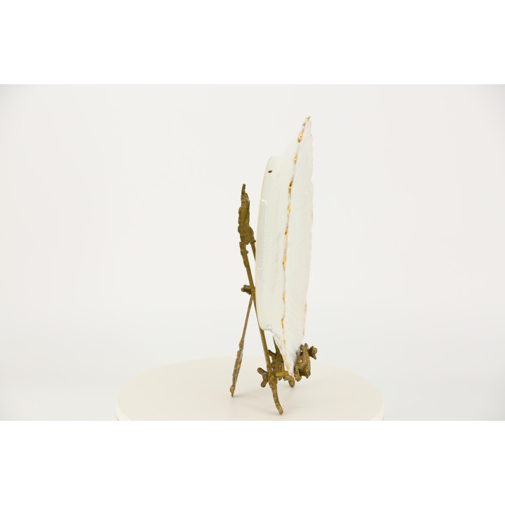 Piatto Decorativo in Porcellana 1970 - Scena Rococò 28.5cm