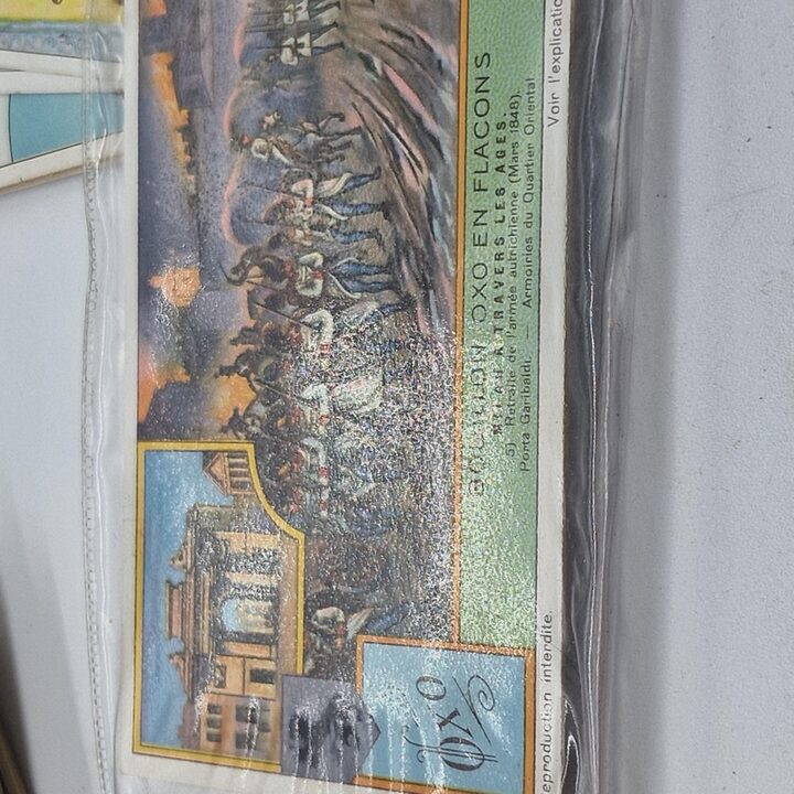 Grande Colecao de 59 Conjuntos de Cromolitografias Liebig e OXO 354 Cartas