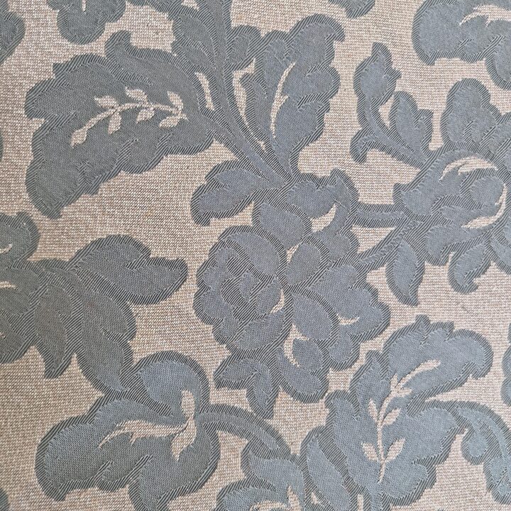 Retalhos de Tecido Jacquard Vintage, Damasco Seda Algodão Viscose, Costura Mid Century, 60x120 cm e 30x150 cm, Restauração