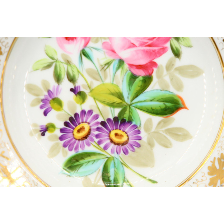 Prato de Porcelana Alemã Século XIX - Pathengeschenke