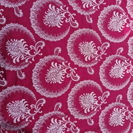 Retales de Tela Jacquard Vintage Español, Piezas de Algodón Floral de Mitad de Siglo para Tapicería y Costura, Precio por Unidad