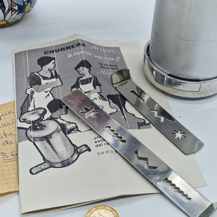 Vintage Bernar Churrera Jaren 60 | Spaanse Churros Maker | Originele Doos & Handleiding | Retro Keuken Collectible